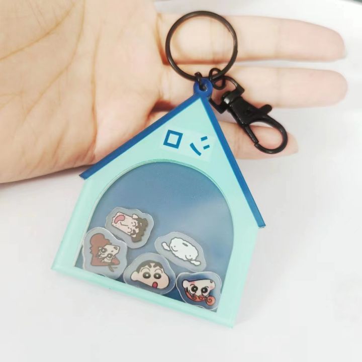 sakuragi-hanamichi-shake-acrylic-keychain-crayon-shin-chan-dinosaur-shaped-cookies-key-ring-bag-pendant