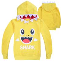 เด็กเสื้อผ้าเด็กเสื้อกันหนาวสาวการ์ตูน SHARK Face Hoodies แขนยาวแฟชั่นสบายๆผ้าฝ้ายฤดูใบไม้ผลิฤดูร้อนฤดูใบไม้ร่วง