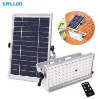 SOLLED 65 Led/ 46LEDs 12วัตต์/6วัตต์พลังงานแสงอาทิตย์ร่างกายมนุษย์เหนี่ยวนำโคมไฟโปรเจคเตอร์ที่มีการควบคุมระยะไกล