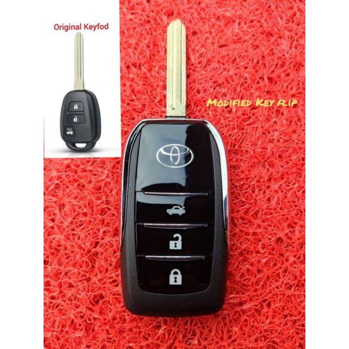 ☝Toyota Vios Gen 4 Key Flip (shell only) | Lazada PH