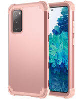 เคสสำหรับ Samsung Galaxy S20 FE 5G ฝาครอบเต็มตัว3 In 1ไฮบริดแข็งพีซีและซิลิโคนนิ่มกันชนแข็งแกร่งทนทาน