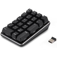 (มีในสต็อก) Smart 21 Key 2.4G Wirelessbluetooth Mechanical Numeric Keypad Notebook,Desktop,Financial Accounting Wireless Keypad **