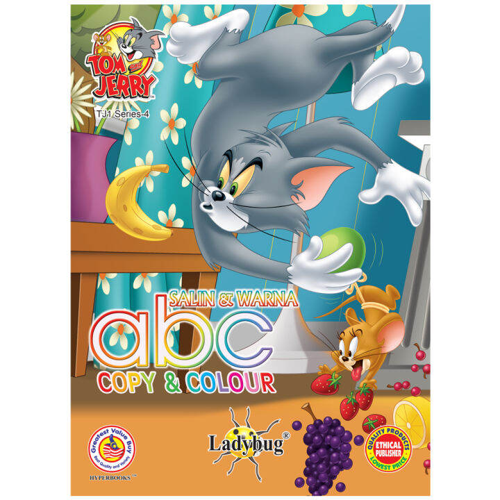 Tom And Jerry Abc Copy & Colour TJ1 SERIES 4 | Lazada
