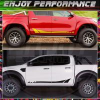 สติกเกอร์ไวนิล ติดด้านข้างประตูรถยนต์ สําหรับ Ford Ranger Raptor Vw Amarok Isuzu Dmax Nissan NAVARA Toyota Hilux