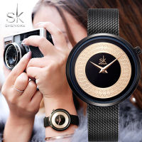 SHENGKE Vintage Female Clock bayan kol saati SK Lady Wrist Watch Stainless Steel Creative Women Watch For Relogio Feminino 2021