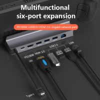 6-In-1 Docking Station USB3.0 HUB 5G สำหรับ SteamDeck Dock สำหรับ SteamDeck Dock Multiport HDMI2.0 4K60Hz PD100W USB C HUB