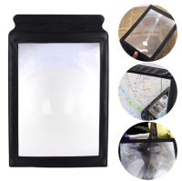 A4 Full Page Giant Large Assisted reading Magnifying Glass Sheet 3X Magnifier Reading Book Aid Lens ++