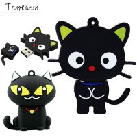 Pen driver cartoon Black Cat Pendrive 256GB 32gb 4 64 128 16 8 256 gb Cle USB Creative Cute Animal U Disk mini Gift Flash drive