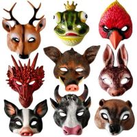 【CW】 Cosplay 3D Animal Mask PU Foam Rabbit Dog Dragon Mask Women Men Masquerade Costume Halloween Carnival Party Club Role Play Mask