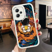 เคสโทรศัพท์สำหรับ Redmi Note 12 5G Xiaomi Poco X5 5G แบบบางเคสหลังหนังลายการ์ตูนนักบินอวกาศเคสปกหนังซิลิโคนนิ่ม