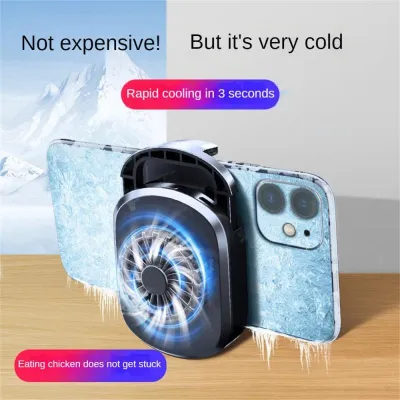 Playing Game Artifacts Mobile Phone Radiator Refrigeration Frozen Semiconductor Game Live Cooling Artifact Fan Cooling Back Clip