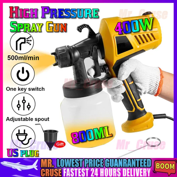 🇵🇭 High Pressure Paint Sprayer 400W Electric Spray Gun set Heavy Duty