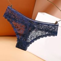 【cw】 Thong Panties Womens Pack Luxury Hollow Low Waist Seamless Thin Briefs 【hot】 !