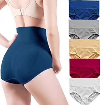 3pcs Women's Cotton Underwear Plus Size Panties High Waist Stretch Briefs  Tummy Control Postpartum Recovery