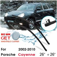 [Car Parts] ใบมีดรถด้านหน้ากระจกหน้าต่างยางซิลิโคนเติมใบปัดน้ำฝนสำหรับ Porsche Cayenne 2002 2010 Lhd/rhd 26 Quot; 26 Quot; อุปกรณ์เสริมในรถยนต์