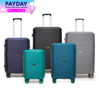 HQ LUGGAGE กระเป๋าเดินทาง PP 100% ระบบล็อค TSA 4 ล้อคู่ 360 ํ รุ่น 8882