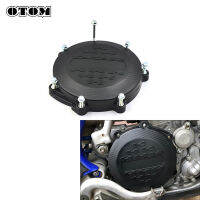 OTOM Dirt Bike เครื่องยนต์คลัทช์กรณีป้องกันพลาสติกสีดำสำหรับ YAMAHA YZ250F 2014-2018 YZ250FX 15-19 WRF250 15-18