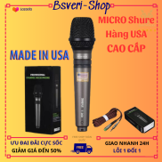 Micro Hát Karaoke Có Dây Shure Hàng USA Xịn , Mic Karaoke Có Dây Shure TA