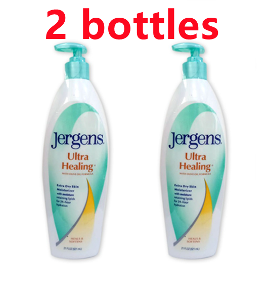 2 bottles Jergens Ultra Healing Skin Lightening Age Defying Original