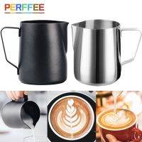 [hot]♕▲♧  Jarro de espuma leite barista jarro café espresso aço inoxidável antiaderente 150/350/600ml