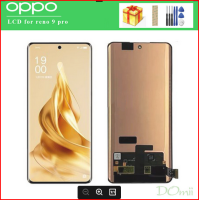 จอ LCD แบบดั้งเดิม6.7 สำหรับ Oppo Reno 9 Pro สัมผัสหน้าจอ LCD อะไหล่ทดแทนประกอบหน้าจอดิจิตอลสำหรับ Reno 9 Pro PGX110LCD