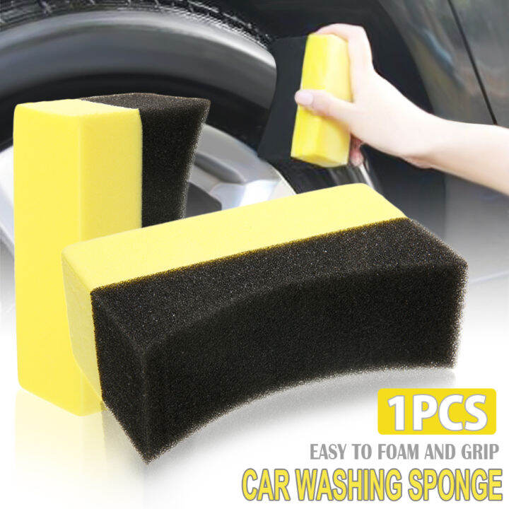U Shape Sponge Car Tire Tyre Tayar Rim Dashboard Interior Seat Polish ...