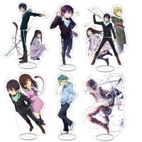 อะนิเมะ Noragami Stray God Yato Yukine Iki Hiyori อะคริลิครูปรุ่นผู้ถือแผ่นเค้ก Topper Key Chain