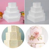 APAASM อุปกรณ์อบขนมดีไอวาย Sugarcraft โฟมโพลีสตีรีนแม่พิมพ์ทำเค้กแม่พิมพ์อบขนมเล็บปลอมสำหรับฝึกทาเค้กปลอม