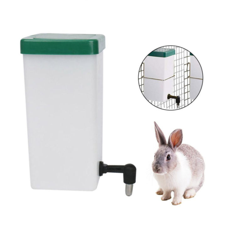 1l-พลาสติกกระต่ายขวดน้ำดื่มถังหนูแฮมสเตอร์ตู้กรงแขวนป้อนจุกนมน้ำดื่มสำหรับกระต่ายกินีหมู