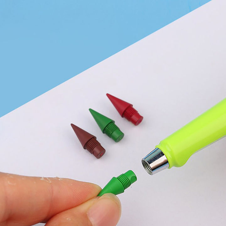 ภาพวาดศิลปะ2b-ดินสอนิรันดร์หลากสีบาหลีอุปกรณ์การเรียนเติมได้ลบได้มหัศจรรย์ไม่จำกัดดินสอสำหรับเขียน