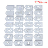 [Dream nylone] ANY 2 SAVE 5% Alphabet Letters Metal Cutting Dies Stencil Scrapbooking Album Stamp Paper Card