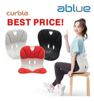 Curble Chair Comfy (Black, Gray, Blue, Red) - Posture Corrector Chair (Made  in Korea)