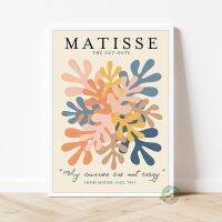 Matasse Picasso โปสเตอร์ตกแต่งบ้านผนังรูปนิทรรศการดอกไม้ศิลปะบนผ้าใบภาพพิมพ์สำหรับ69F อยู่อาศัย0726