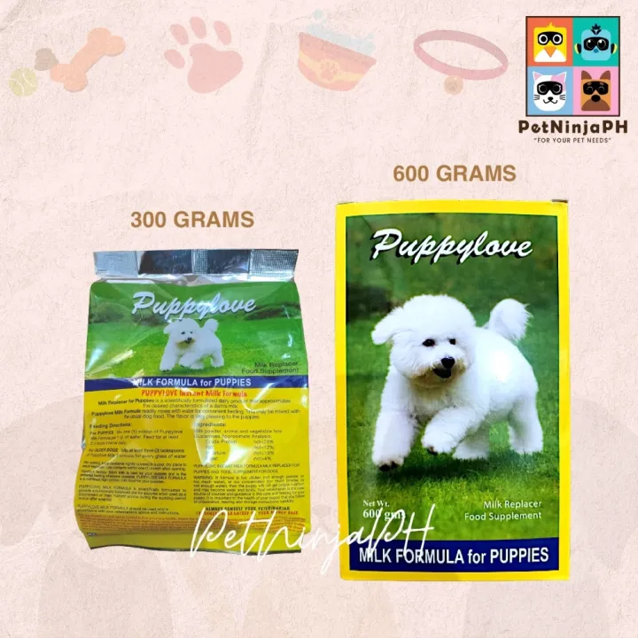 Puppy love Milk Formula 300 grams and 600 grams Lazada PH