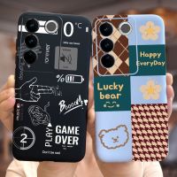 เคสสำหรับ Vivo V27 Pro เคส V2230เพ้นท์ลายศิลปะที่ไม่เหมือนใครซิลิโคน TPU นิ่ม Vivo เคสสำหรับ Vivo โทรศัพท์ V27e V 27 VivoV27กระเป๋าเคสฝาหลังโทรศัพท์