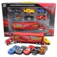 ของเล่นชุดสะสมรถบรรทุกแมคสำหรับเด็ก,ใหม่7รถคัน2 Mack McQueen Racer Car ชุดของขวัญ