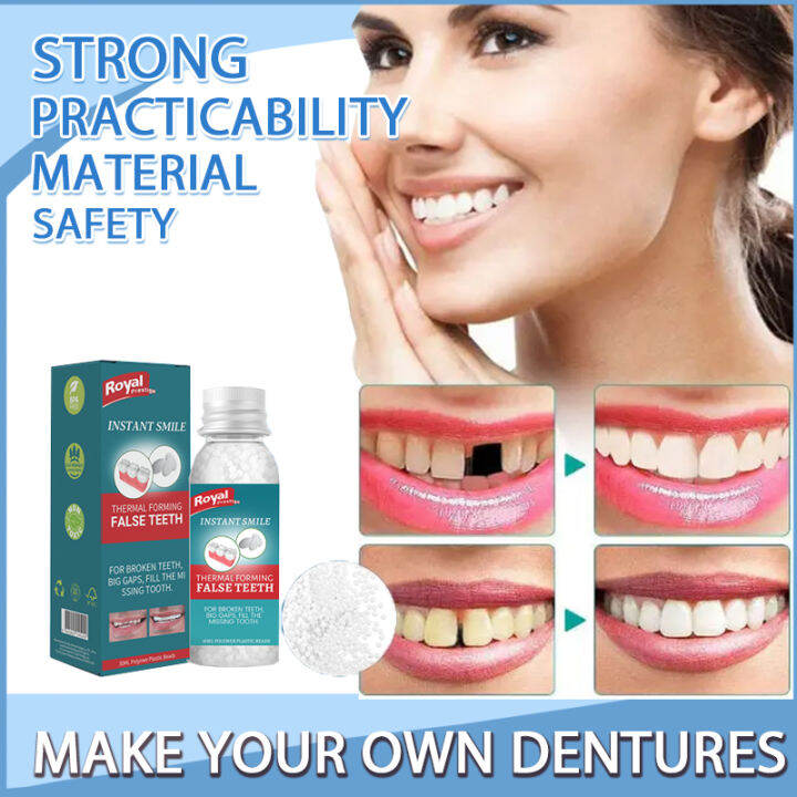 Moldable False Teeth Temporary Tooth Repair Teeth False Teeth Denture 