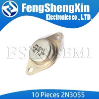 10pcs/lot  NEW  2N3055 TO-3 15A 60V NPN AF Amp Audio Power Transistor WATTY Electronics