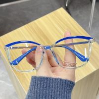 【cw】 Fashion Eye Protection Office Portable Computer Goggles Ultra Light Frame Anti Blue Light Glasses Oversized Eyeglasses ！