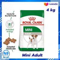 Royal Canin Mini Adult 4kg Dry Dog Food อาหารเม็ดสุนัขโต พันธุ์เล็ก อายุ 10 เดือน–8ปี โรยัล คานิน อาหารสุนัข อาหารสุนัขพิเศษ อาหารหมา อาหารเม็ด