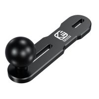 ✟⊕✑ Aluminum Alloy Mount Base with 1 TPU Ball for Motorcycle Handlebar Pump Brake/Clutch Reservoir Cover for Gopro Action Cameras