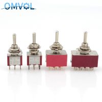 1pcs 6mm toggle switch (on) off (on) ON ON /ON OFF ON
