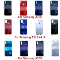 Samsung Galaxy A20S A30S A50S ปลอกหุ้มช่องหลังพร้อมกาวสติ๊กเกอร์ฝาหลังแบตเตอรี่ของแท้ใหม่สำหรับคลุมพร้อมโลโก้ฝาหลัง A21S