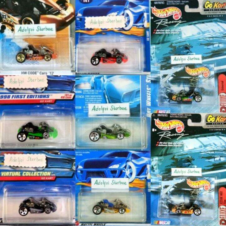 Hotwheels hot wheels go kart series racing nascar deluxe universal