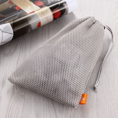 Reusable Nylon Mesh Storage Bag Mask Phone Cables Lipsticks Keys Storage Bags Portable Dust-proof Small Objects Organizer