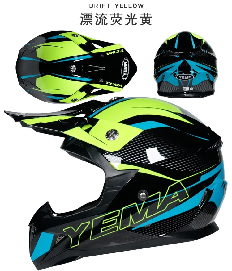 yema motocross dirt bike helmet