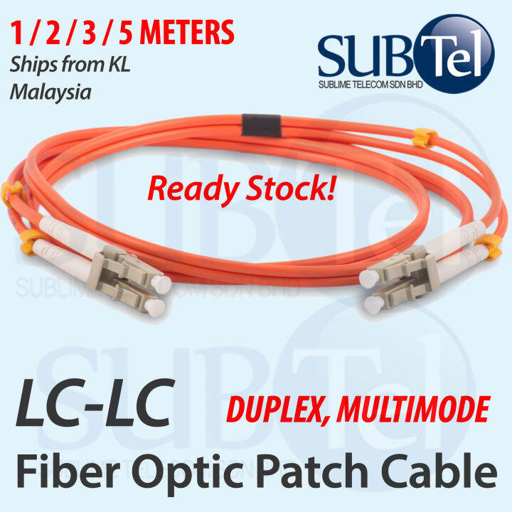 Lc Lc Om Multi Mode Duplex Fiber Optic Patch Cord Cable M M M M M M Meter Mm