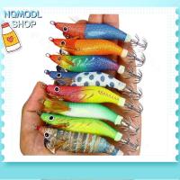 NQMODL SHOP 2pcs อุปกรณ์ตกปลาแท็กเกิล เหยื่อกุ้งไม้ ตะกั่ว Sinker อุปกรณ์จับยึด เหยื่อตกปลาเหยื่อตกปลา 2023 2.2 # ตะขอ ตะขอรูปปลาหมึก เหมือนจริงเหมือนจริง