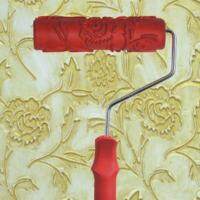 ⊕☬ 7Inch Paint Rollers For Walls Wall Decoration Empaistic Flower Pattern Painting Roller With Plastic Handle EG110T