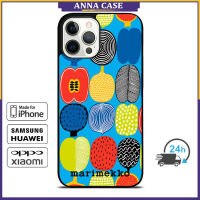 Marimekko155 Phone Case for iPhone 14 Pro Max / iPhone 13 Pro Max / iPhone 12 Pro Max / XS Max / Samsung Galaxy Note 10 Plus / S22 Ultra / S21 Plus Anti-fall Protective Case Cover